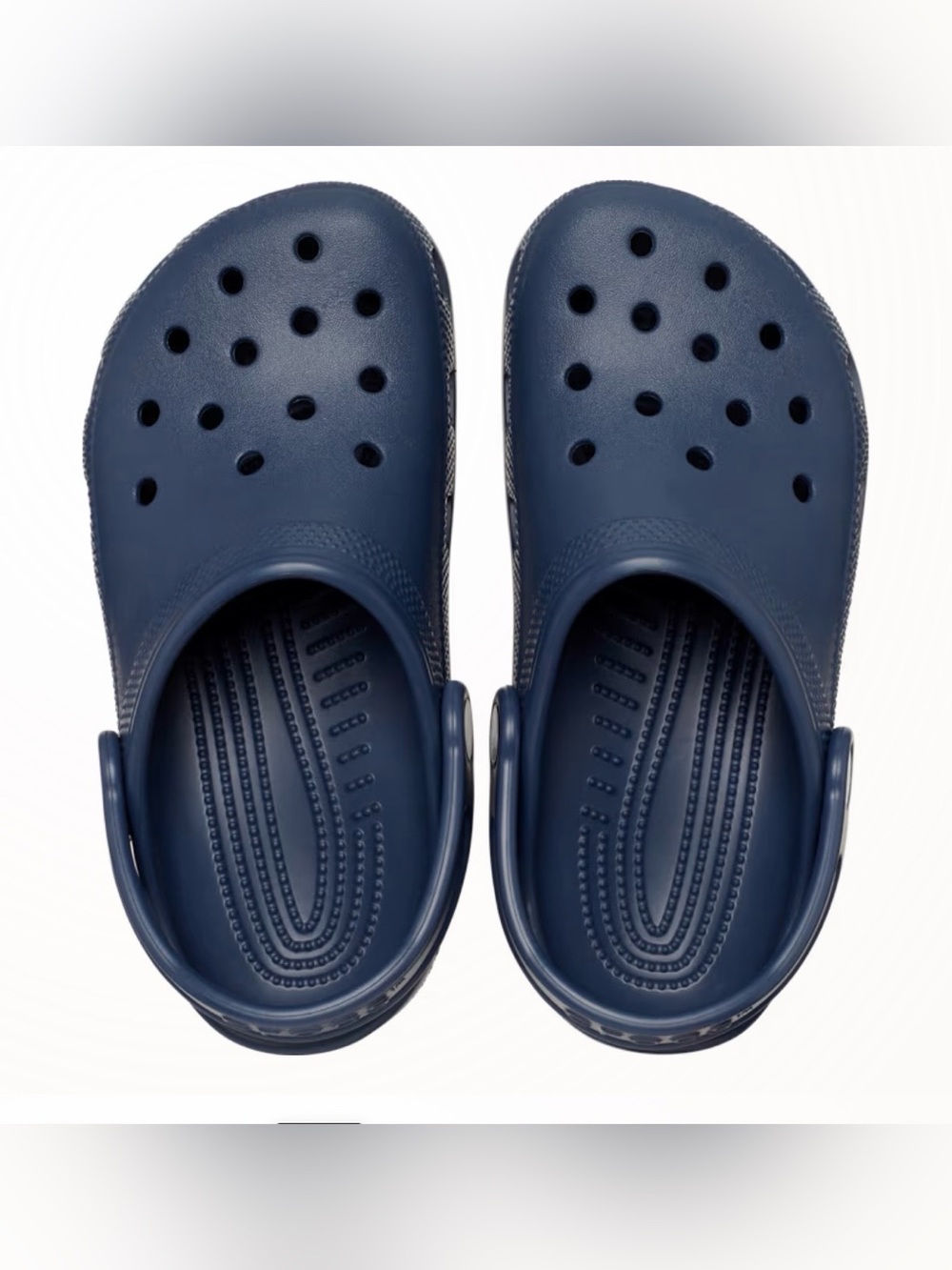 CROCS - Navy Blue Classic Clog Sandals Shoes Kids size 8 LIKE NEW